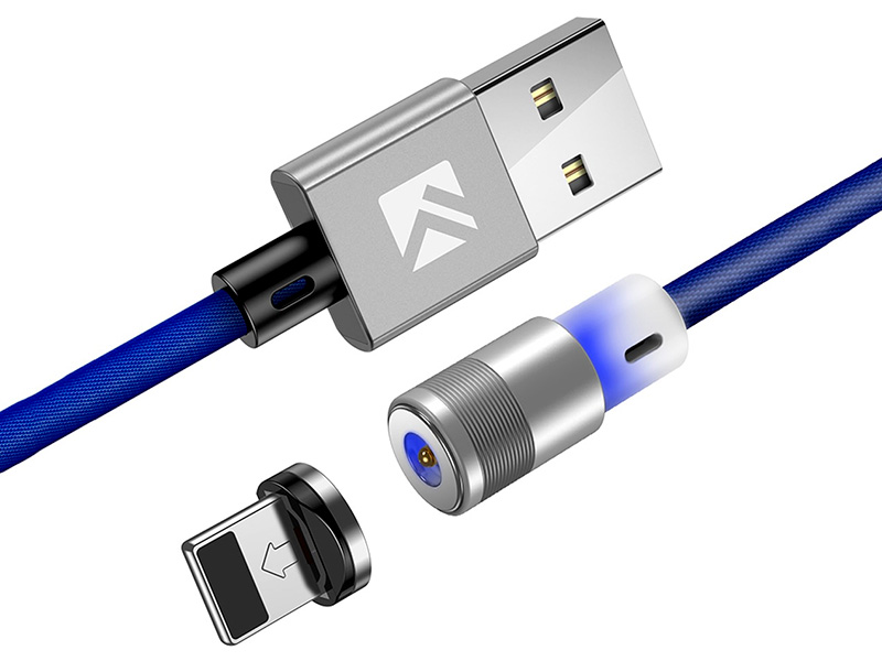 Магнитный кабель FLOVEME для Huawei синий