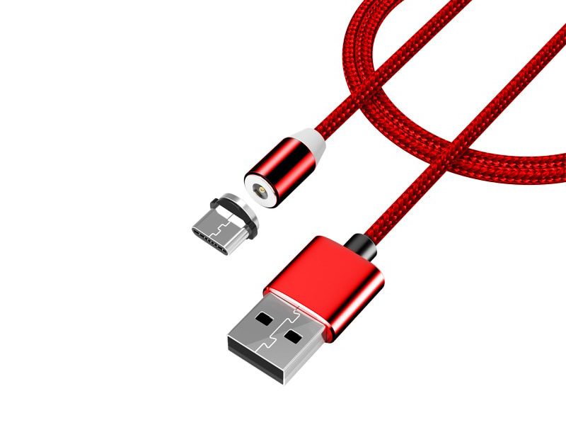 Универсальный магнитный кабель NOHON красный