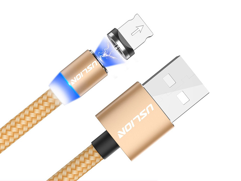 USLION USB кабель золотой