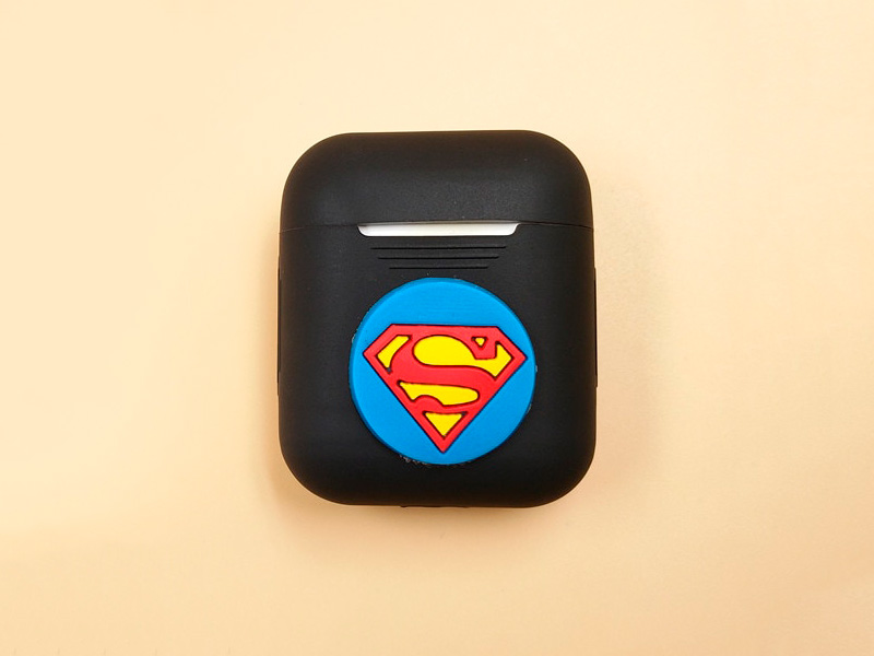 Силиконовый чехол с мультяшными персонажами и символикой супергероев супермен