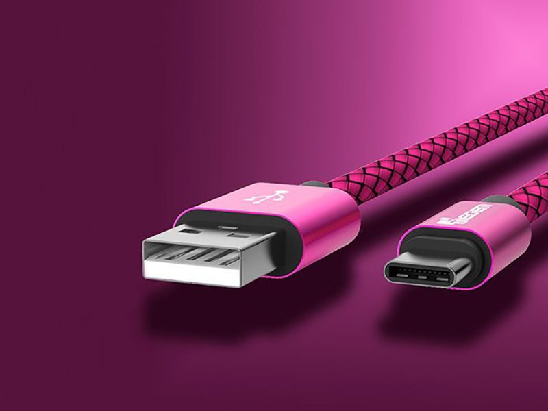 TIEGEM брендовый кабель розовый