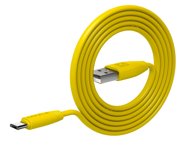 Недорогой кабель Cafele желтый