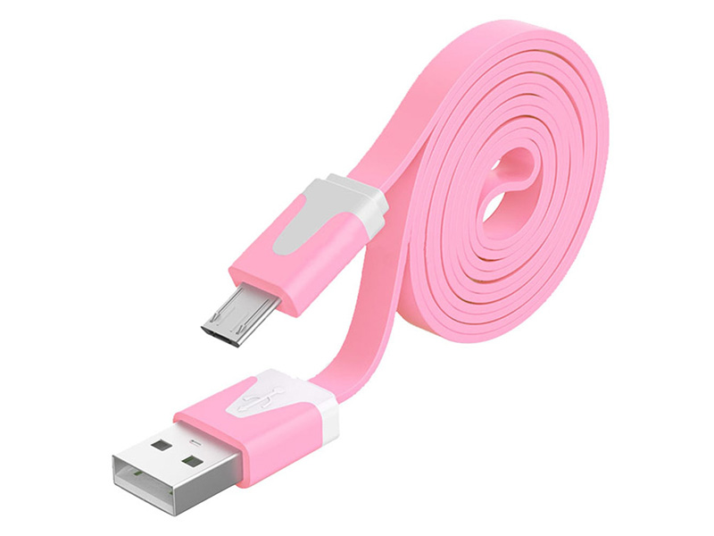 Простой и надежный кабель Dewtreetali PJ1072-01 розовый